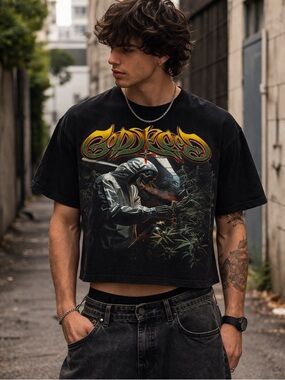 Godspeed 420 Indoor VVS Black Sleeveless Short Sleeves T-Shirt Y2K